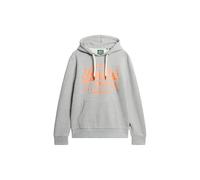 Superdry Herren Neon Vl Hoodie Sweatshirt, Grau (Athletic Grey Marl), Small