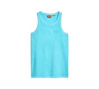 Superdry Herren Neonfarbenes Essential Tanktop mit Logo Neon-Himmelblau XXL
