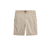 Superdry Herren Officer Chinoshorts Chateau Grau 34