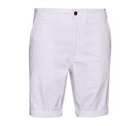 Superdry Herren Officer Chinoshorts Weiß 30