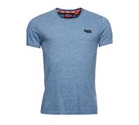 Superdry Herren Orange Label Vintage T-Shirt aus Bio-Baumwolle Wüstenhimmelblau Gesprenkelt XXL