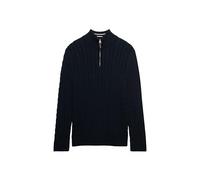 Superdry Cotton Classic Cable Halbzippullover XL Navy