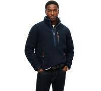 Superdry Herren Outdoor Sherpa-Fleece mit Halbreißverschluss Finster Marineblau M