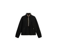 Superdry Herren Outdoor Sherpa-Fleece mit Halbreißverschluss Kontrastierendes Schwarz XL