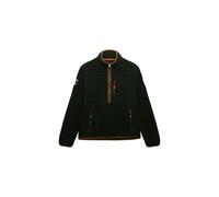 Superdry Herren Outdoor Fleecejacke mit halbem Reißverschluss Surplus Goods Olivgrün S