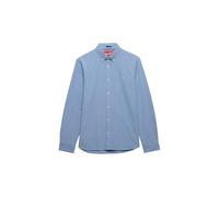 Superdry Herren Oxford Preppy Langarmhemd Himmelblau Chambray M