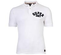 Poloshirt SUPERDRY "Poloshirt Vintage Athletic Polo", Herren, Gr. M, weiß, Obermaterial: 100% Baumwolle CO., Shirts (32459543-M) weiß