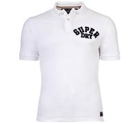 Superdry Herren Poloshirt - Vintage Athletic Polo, Logo, Baumwolle, einfarbig XXL Weiß