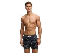 Superdry Herren Premium Bedruckte 15-Zoll Badeshorts Sashiko Eclipse Navy L