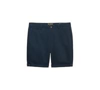 Chinoshorts SUPERDRY "PREMIUM REGULAR CHINO SHORT", Herren, Gr. 32, N-Gr, eclipse navy, Web, Obermaterial: 98% Baumwolle, 2% Elasthan, unifarben, relaxed fit knielang, Hosen Chinoshorts (97052302-32) 