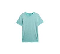 Superdry Herren Raw Edge Slub T-Shirt mit lockerer Passform Aqua Sky Blau S