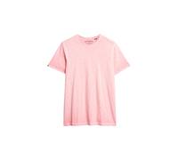 Superdry Herren Raw Edge Slub T-Shirt mit lockerer Passform Leuchtend Blütenpink XXXL