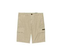 Cargoshorts SUPERDRY "RIPSTOP LIGHT CARGO SHORT", Herren, Gr. 38, N-Gr, light beige, Web, Obermaterial: 100% Baumwolle, unifarben, relaxed fit knielang, Hosen (17904923-38) light beige