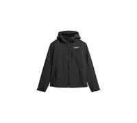 Superdry Herren Ripstop Softshell Trekker Kapuzenjacke Schwarz L