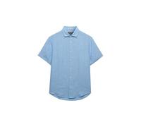 Superdry Herren Riviera Kurzarm-Leinenhemd Himmelblau Chambray XXXL