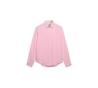 Superdry Herren Riviera Leinenhemd mit Langen Ärmeln City Pink Chambray L