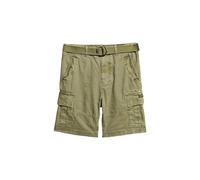 Superdry Herren Schwere Cargo-Shorts Olivgrün Kaki 28