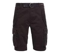 Superdry Herren Schwere Core Cargo-Shorts Bitter Schwarz 30
