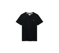 Superdry T-Shirt Essential SD&Co Logo – Kurzarm, gestickt – Schwarz/Gold Größe L