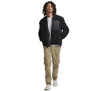 Superdry Herren Sherpa Jacke mit durchgehendem Reißverschluss Tiefschwarz XL