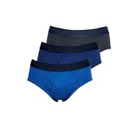 Superdry Herren Slips aus Bio-Baumwolle im 3er-Pack Marineblau/Kräftig Blau/Mazarin M