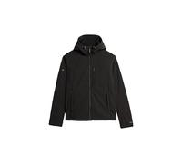 Softshelljacke SUPERDRY "SD-HOODED SOFT SHELL TREKKER JKT" Gr. XXL, schwarz (black) Herren Jacken (96361943-XXL) black