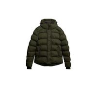 Superdry Herren Sport-Steppjacke aus Mikrofaser mit Kapuze