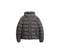 Superdry Herren Sport-Steppjacke mit Kapuze aus Tweed