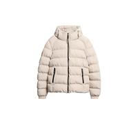 Steppjacke mit Reißverschlusstaschen XXL men Offwhite