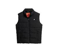 Superdry Herren Sports Steppweste Schwarz L