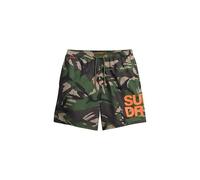 Superdry Herren Sportswear 43,2 cm Badeshorts mit Logo para Tarnmuster XL