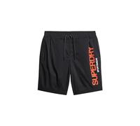 Superdry Herren Sportswear Boardshorts aus recyceltem Material Schwarz M