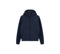 Superdry Herren Storm Hybrid Steppjacke mit Kapuze Finster Marineblau XL
