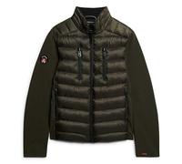 Superdry Herren Storm Softshell-Hybridjacke Army Kaki XL