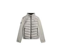 Superdry Herren Storm wattierte Strick-Hybridjacke Grau Meliert XL