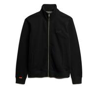 Superdry Herren Sweatjacke - Essential Logo Track Top, Stehkragen, Logo Schwarz S