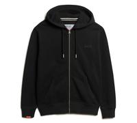 Superdry Herren Sweatjacke - Essential Logo Zip Hoodie, Kapuze, einfarbig XL Schwarz