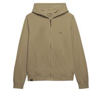 Superdry Herren Sweatjacke mit Kapuze - Classic Essential Ziphood, Baumwolle, uni L Grün