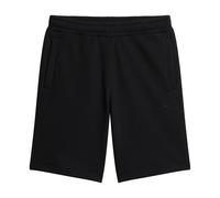 Superdry Herren Sweatshort - Essential Logo Jersey Shorts, kurze Hose, einfarbig Schwarz L