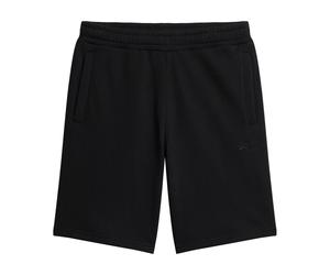 Superdry Herren Sweatshort - Essential Logo Jersey Shorts, kurze Hose, einfarbig Schwarz XL