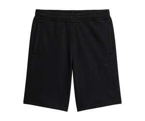 Superdry Herren Sweatshort - Essential Logo Jersey Shorts, kurze Hose, einfarbig XXL Schwarz