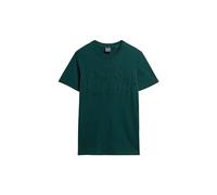 Superdry Herren T-Shirt mit geprägtem Vintage Logo Dunkles Piniengrün XXL