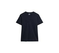 Superdry Herren T-Shirt mit geprägtem Vintage Logo Marineblau XL