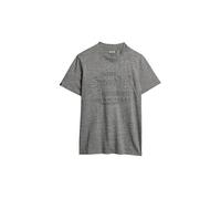 Superdry Herren T-Shirt mit geprägter Grafik Surplus Jetter Anthrazit Gesprenkelt S