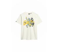 Superdry Herren T-Shirt mit New York-Grafik Wollweiß S