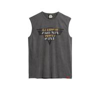 Superdry Herren Tanktop mit Rockband-Grafik Anthrazit Grau L