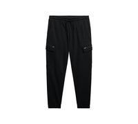 Superdry Herren Tech Cargo Jogginghose mit Logo Schwarz S