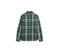 Superdry Merchant Heavy Checked Langarmhemd XL Merchant Check Green