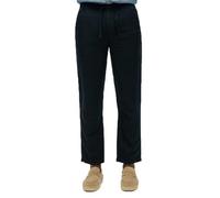 Superdry Herren The Merchant Store - Leinenhose Finster Marineblau L