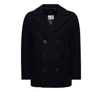 Superdry Herren The Merchant Store Wollmischung Cabanjacke Finster Marineblau L